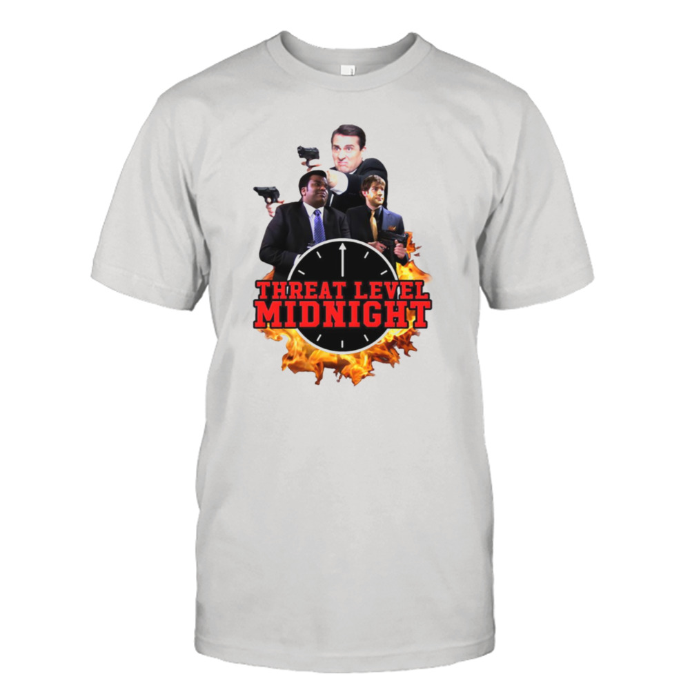 Threat Level Midnight Steve Carell John Krasinski Craig Robinson shirt