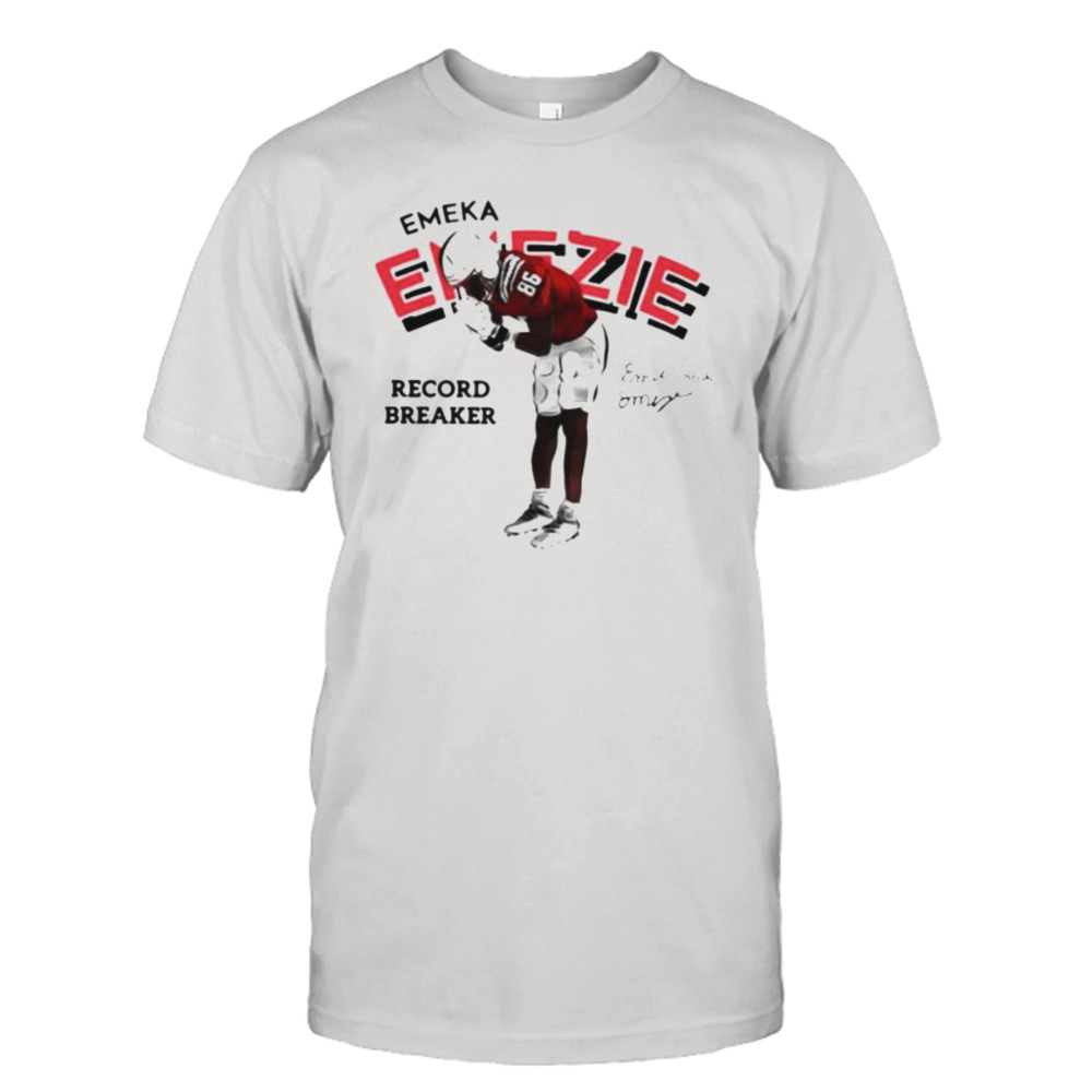 emeka emezie record breaker Jakobi Meyers New England Patriots shirt