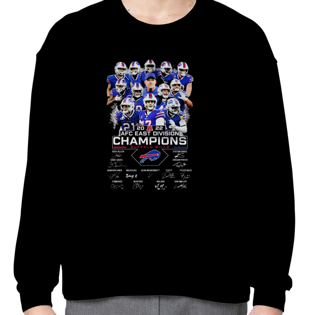 Buffalo Bills AFC East Division Champions T-Shirt - Trends Bedding