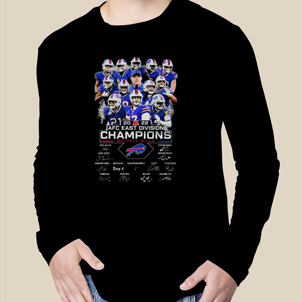 Buffalo Bills AFC East Division Champions T-Shirt - Trends Bedding