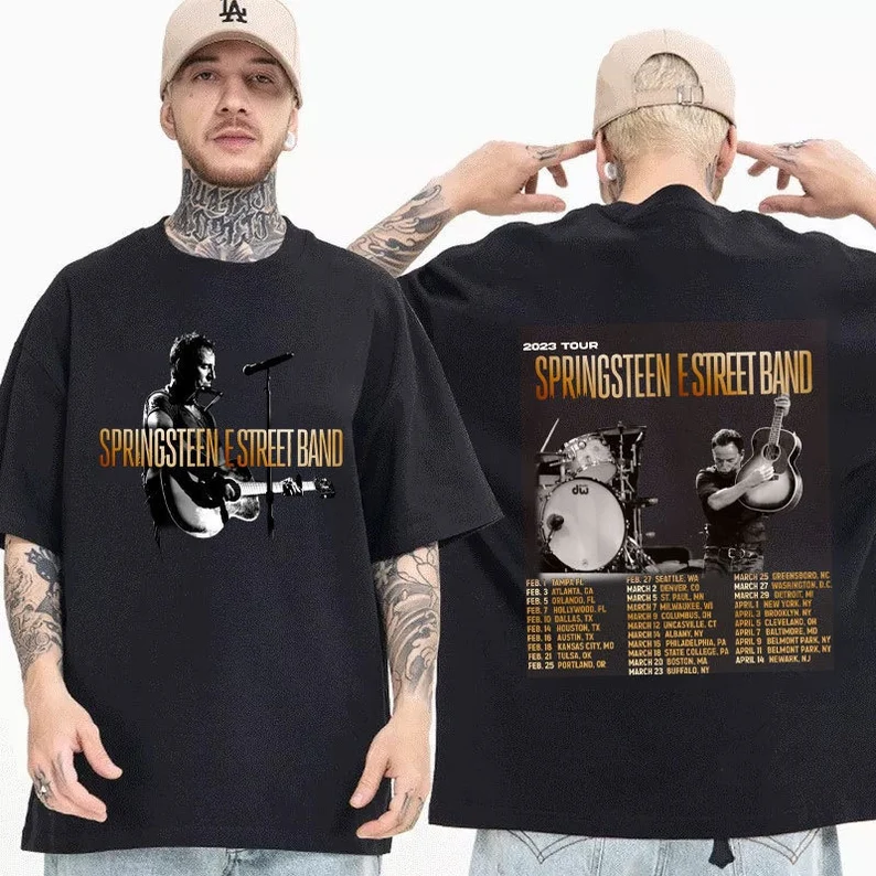 Bruce Springsteen and The E Street Band Tour 2023 Shirt, The Boss Fan Gift, Springsteen E Street Band North American Tour 2023 Shirt