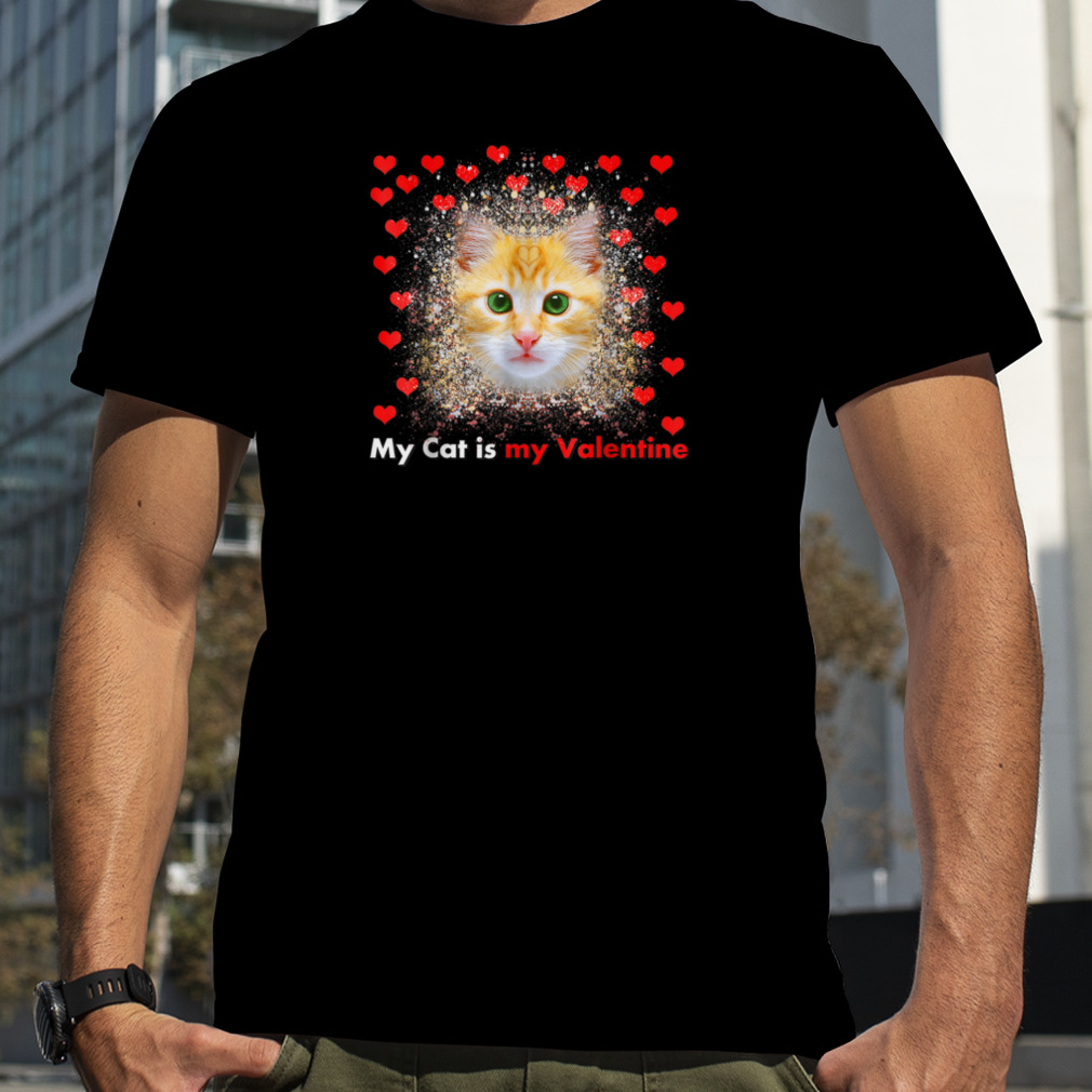 Cat Valentine My Cat is my Valentine T-Shirt B0BR3MN3W3s