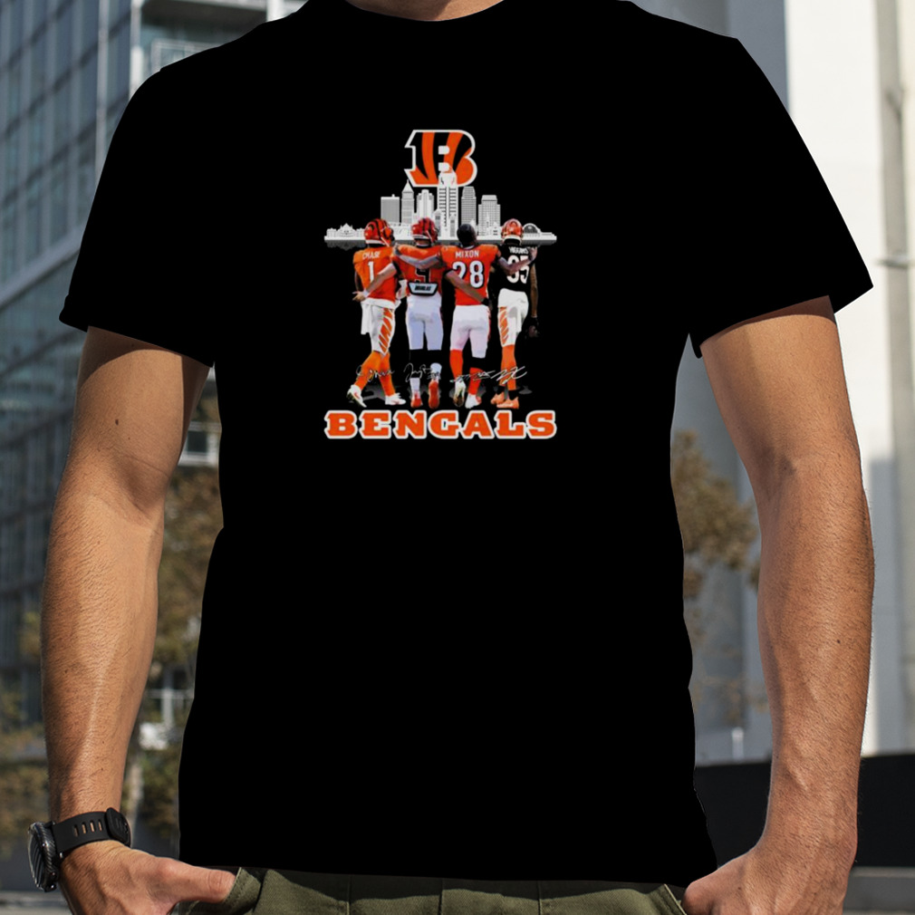 The Cincinnati Bengals Team Abbey Road Signatures Shirt - Dalatshirt