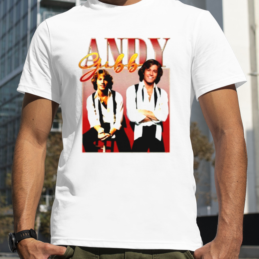 Collage Design Andy Gibb shirt