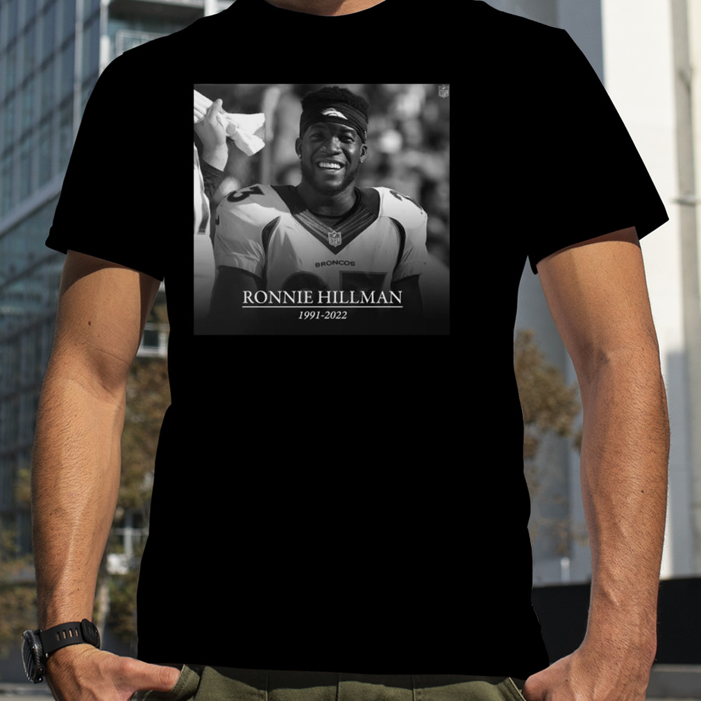 Denver Broncos Rip Ronnie Hillman 1991-2022 Tee - Snowshirt