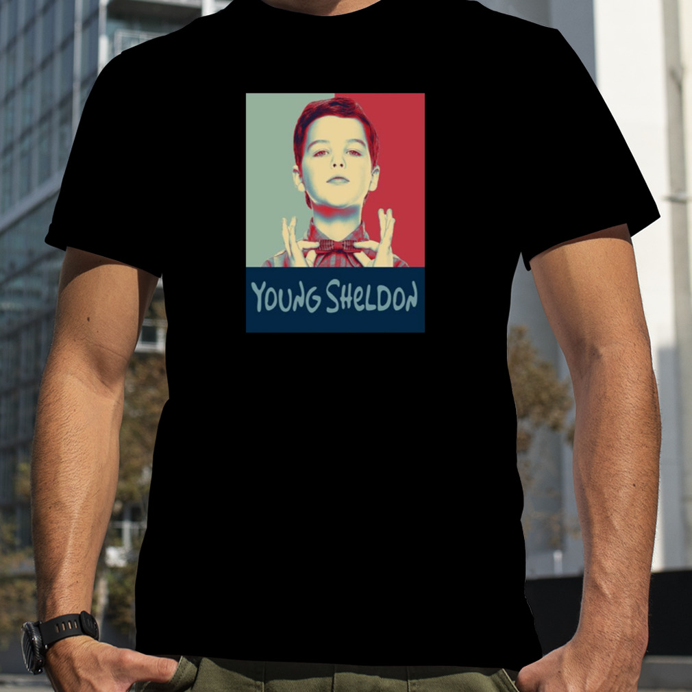 Graphic Portrait Young Sheldon Movie shirt