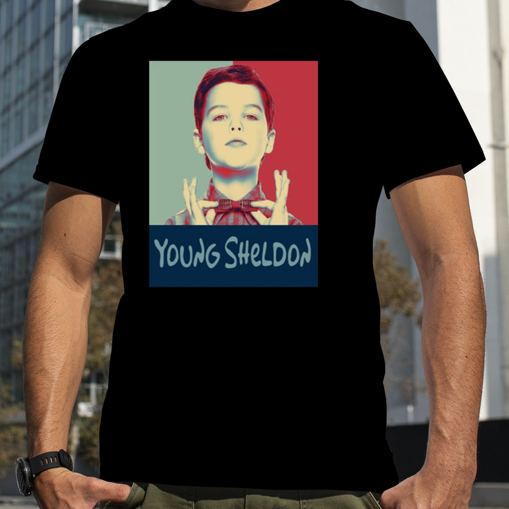 Graphic Portrait Young Sheldon Movie shirt