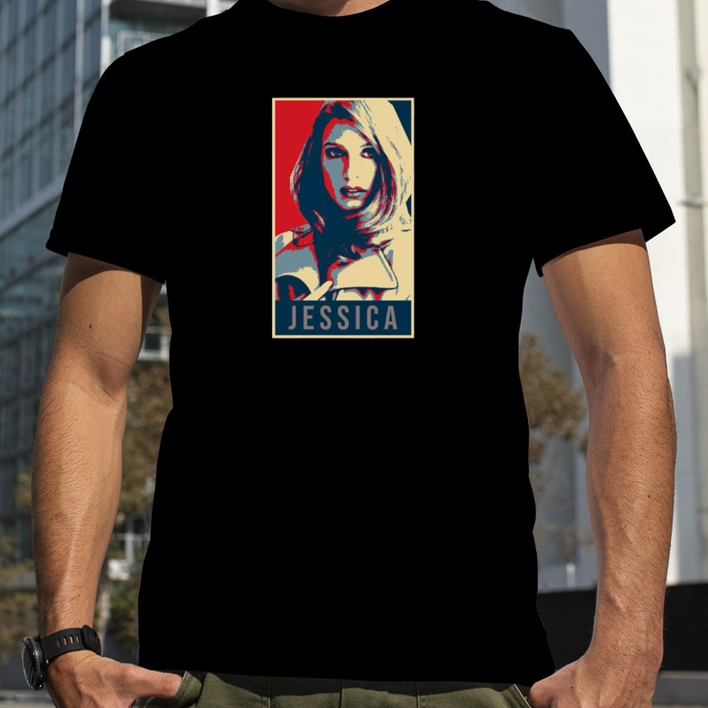 Illustration Pop Art Jessica Chastain shirt
