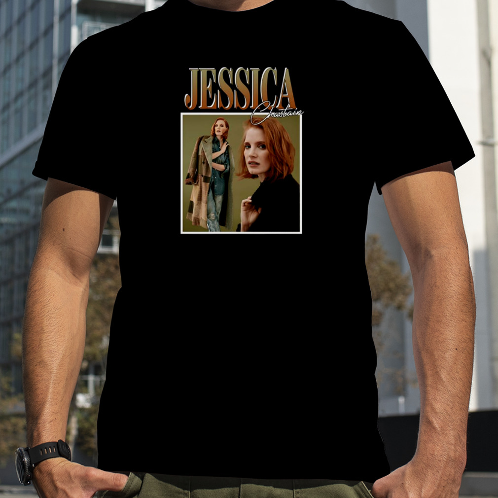 Jessica Chastain Collage Design shirt