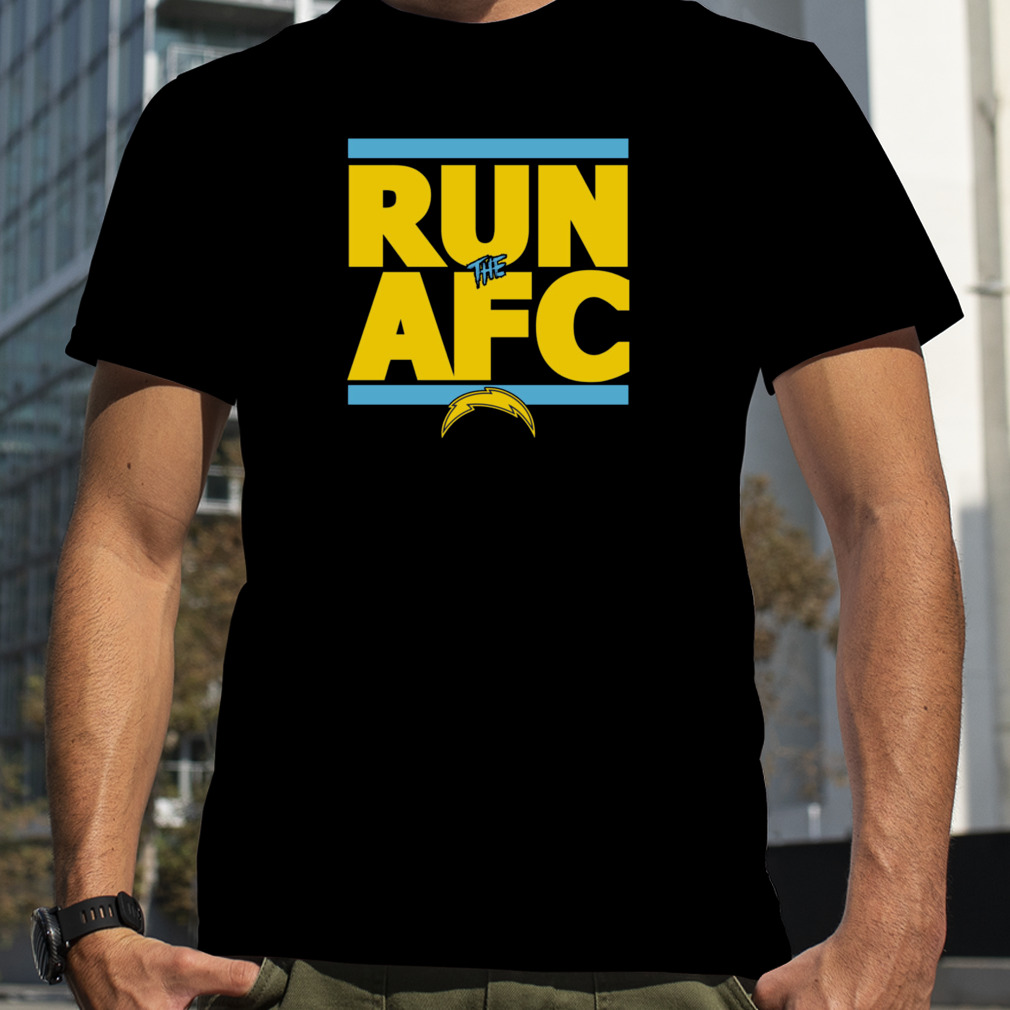 Los Angeles Chargers 2022 RUN the AFC shirt