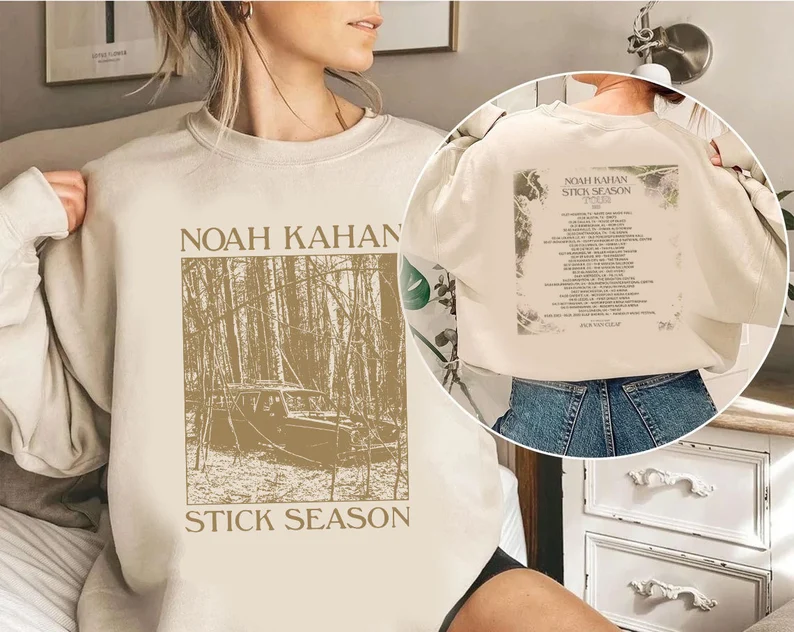 Noah Kahan 2023 Tour Shirt, Noah Kahan Pop Music Shirt, Noah Kahan Tour 2023 Gift For Fan, Stick Season Shirt, Noah Kahan Stick Season Shirt