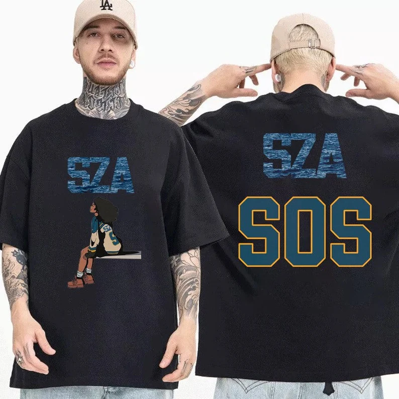 SZA SOS New Album Jersey, SZA SOS Merch, SOS Tour 2023 - Print