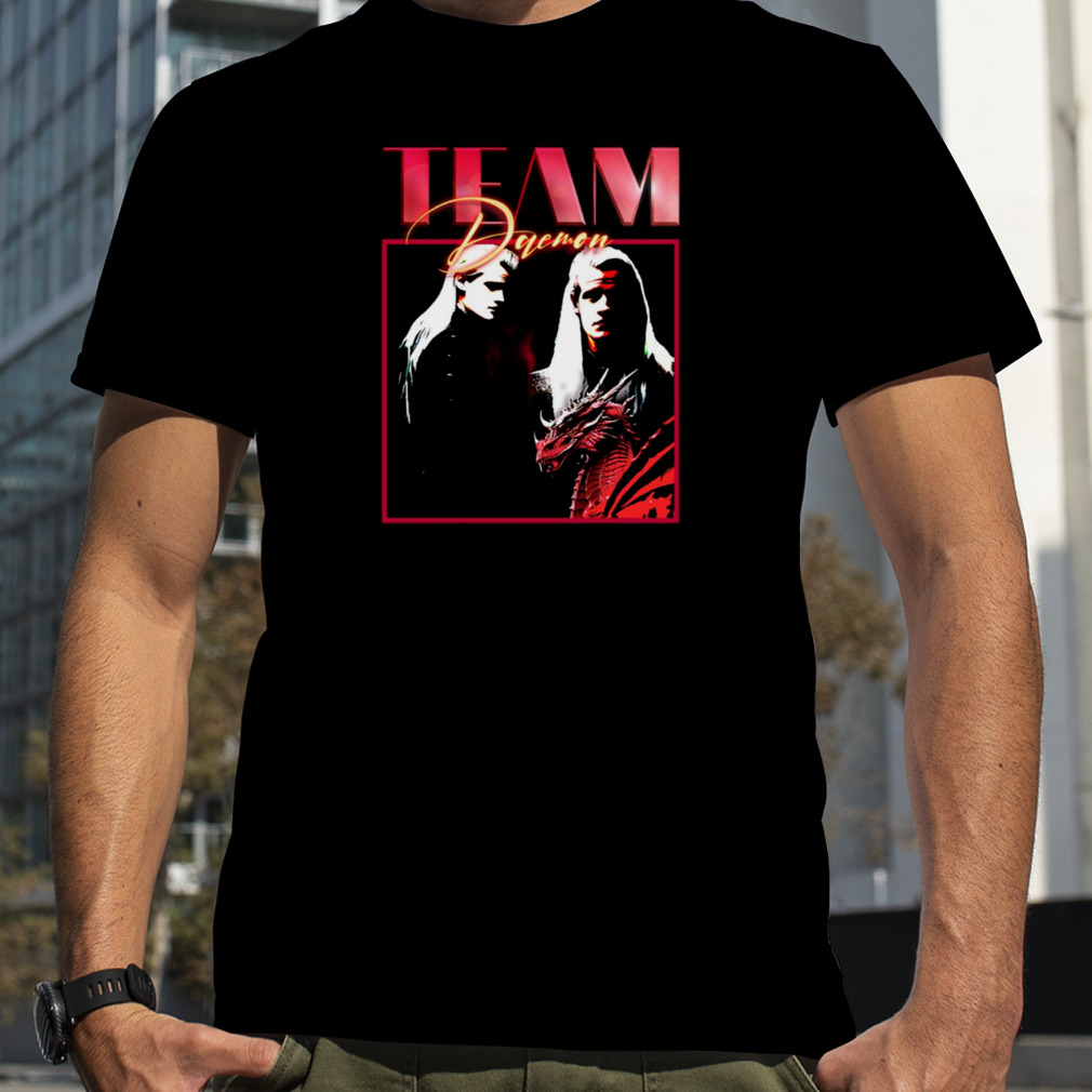 Team Daemon House Of The Dragon Retro Homepage 90s Graphic shirt