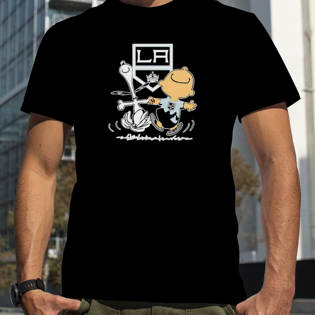 los Angeles Kings Snoopy and Charlie Brown dancing shirt