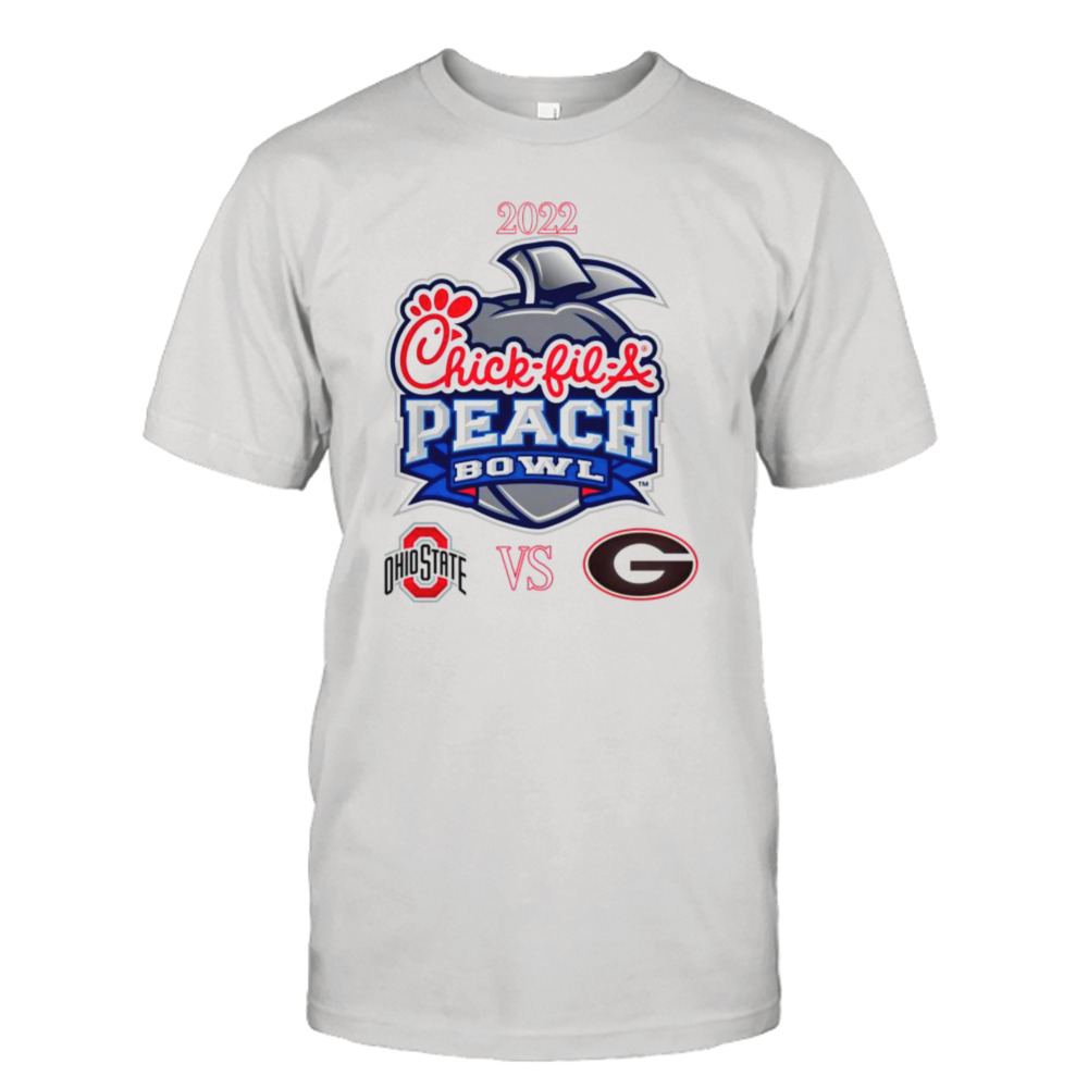 2022 Chick-fil-A Peach Bowl Georgia vs Ohio State Mercedes-Benz Stadium Atlanta shirt