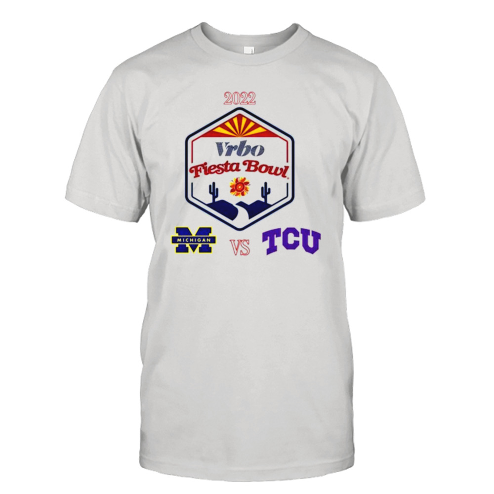 2022 Fiesta Bowl Michigan vs TCU State Farm Stadium Glendale shirt