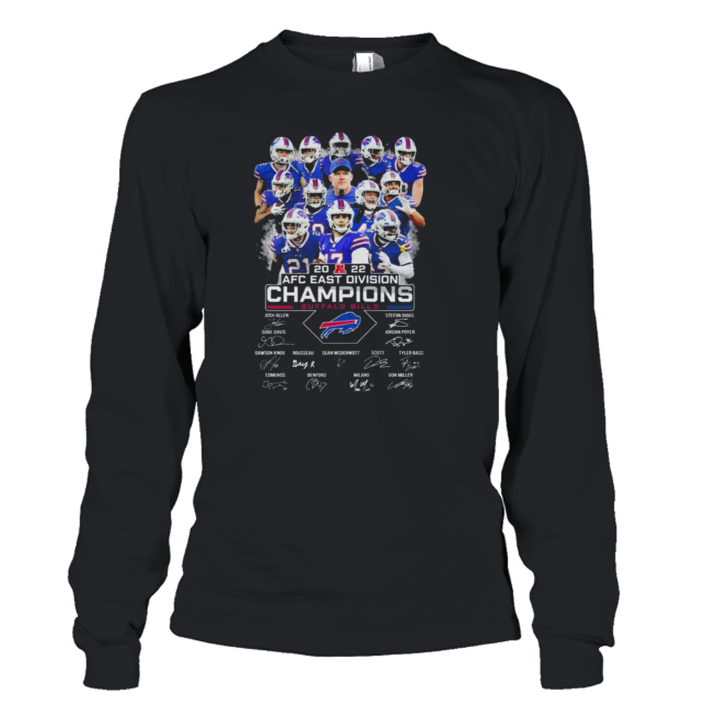 Buffalo Bills AFC East Division Champions Signatures Shirt, hoodie