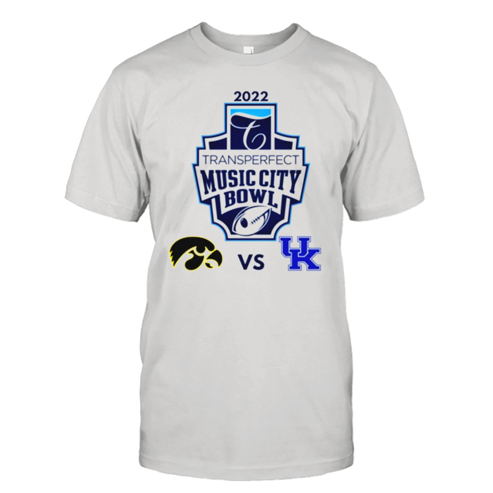 2022 TransPerfect Music City Bowl Kentucky vs Iowa ​Nissan Stadium Nashville shirt