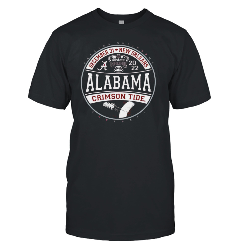 Alabama Crimson Tide Caesars Superdome New Orleans 2022 shirt