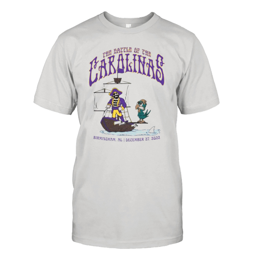 Carolina Pirates The Battle of the Carolinas Birmingham AL December 27 2022 shirt