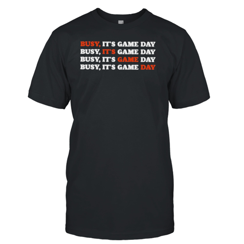 Christineee busy it’s game day T-shirt