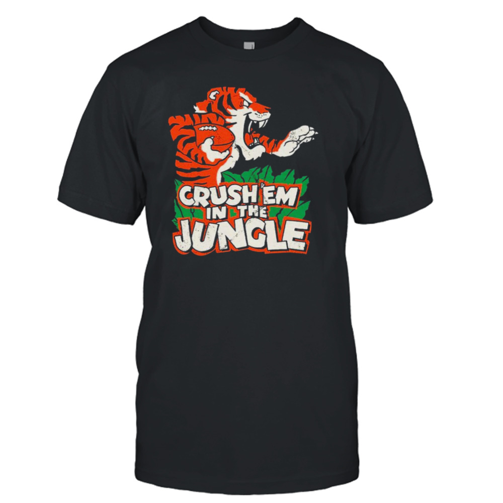 Cincinnati Bengals Crush ’em In The Jungle Shirt