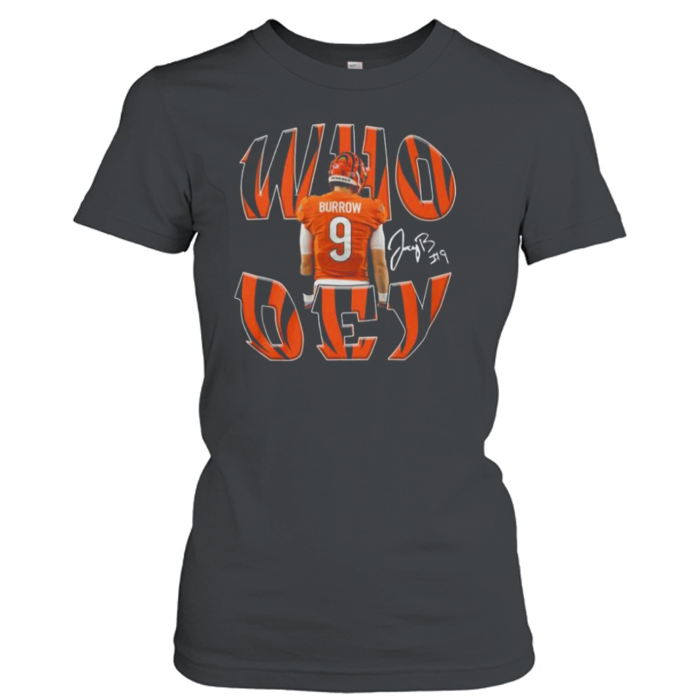 Joe Burrow Cincinnati Bengals 9 T-Shirt - Kingteeshop