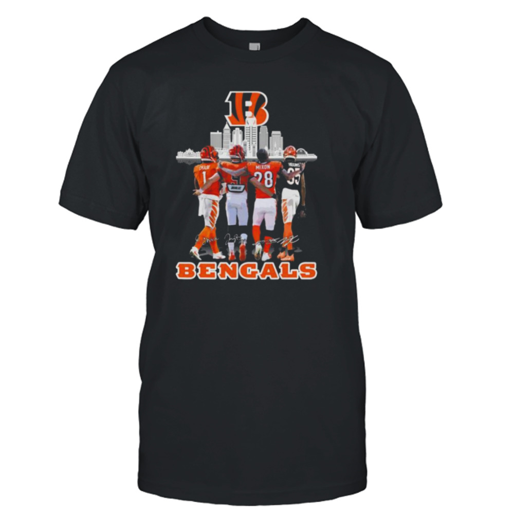 Cincinnati bengals city who dey chase mixon signatures 2023 shirt