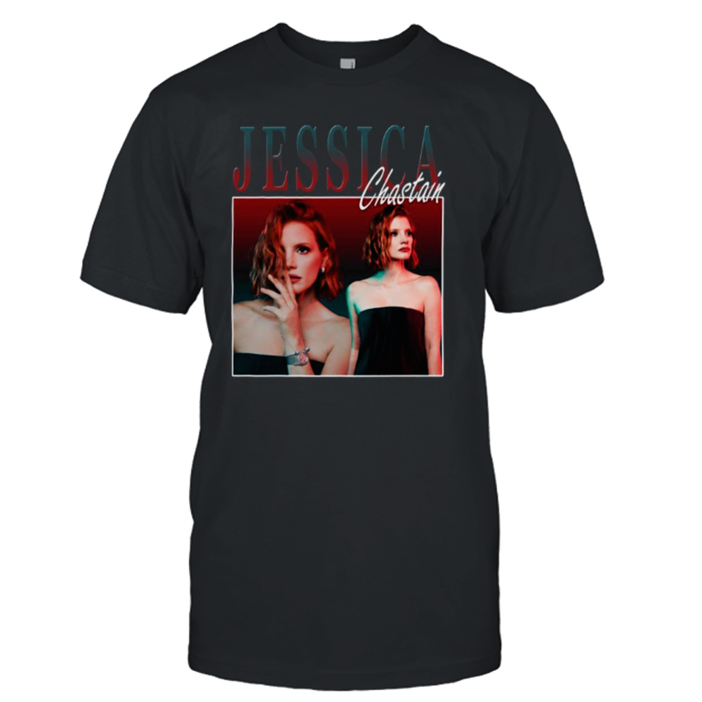 Collage Jessica Chastain Homage Actress shirt