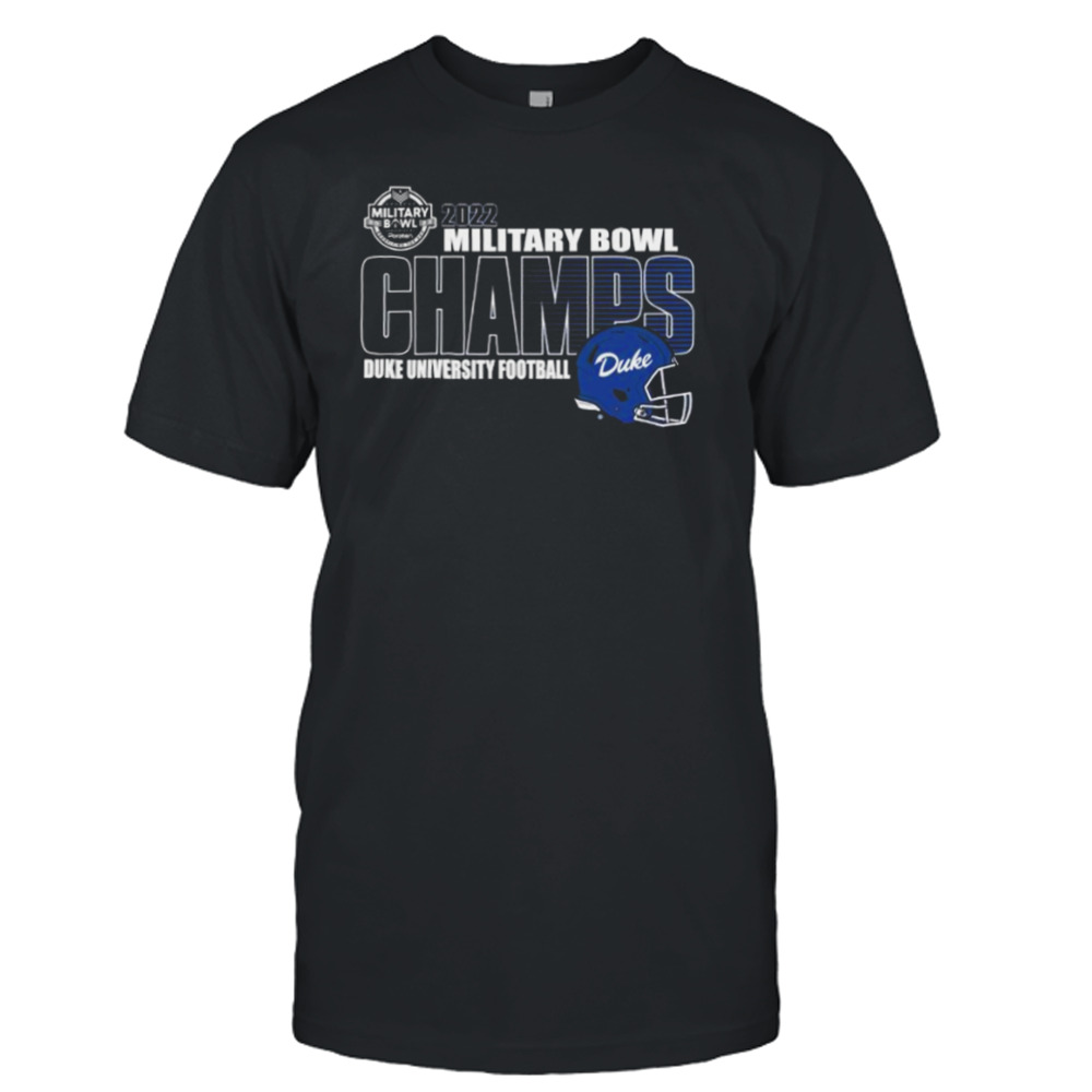 Duke University Football 2022 Military Bowl Champions Shirt