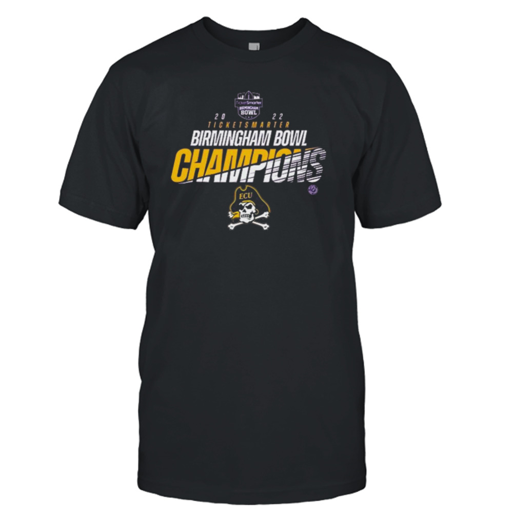 East Carolina Pirates 2022 Ticketsmarter Birmingham Bowl Champions shirt