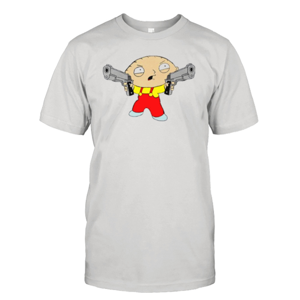 Family guy stewie griffin gun shirt