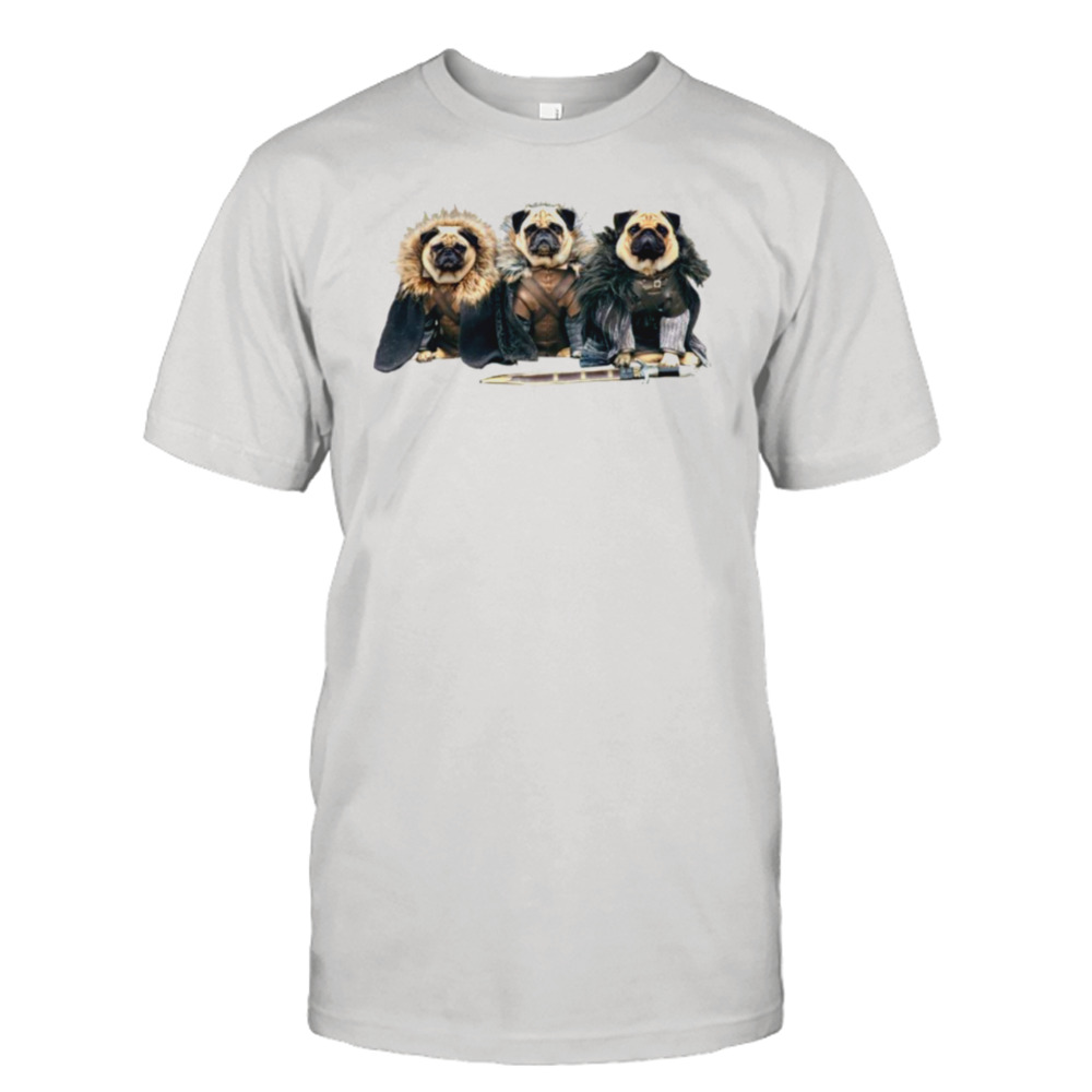 Game Of Bones Game Of Thrones Parody With Pugs shirt