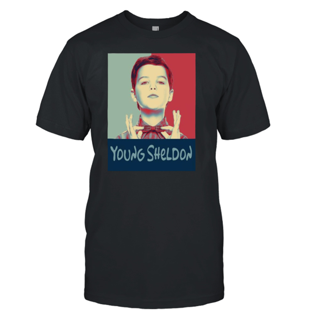 Graphic Portrait Young Sheldon Movie shirt