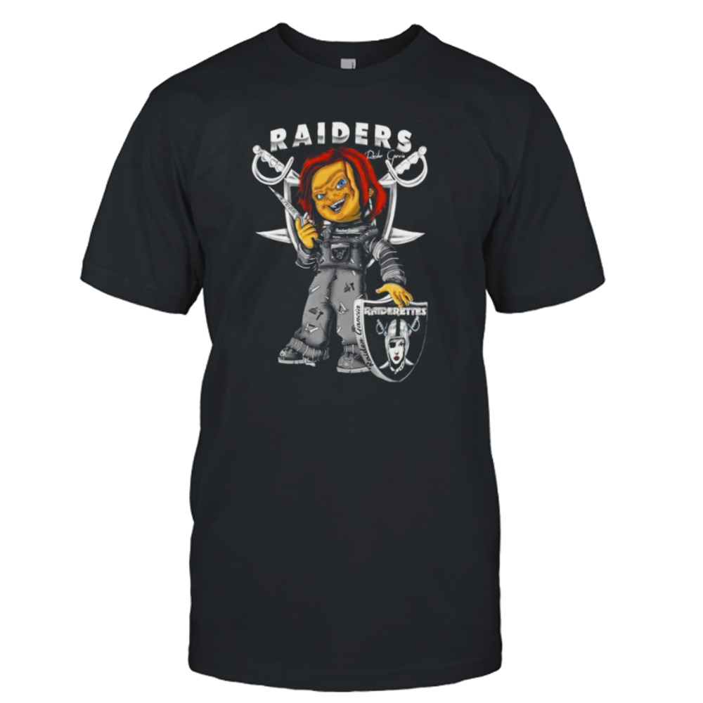 Horror Chucky Las Vegas Raiders Garcia shirt - KING TEE STORE