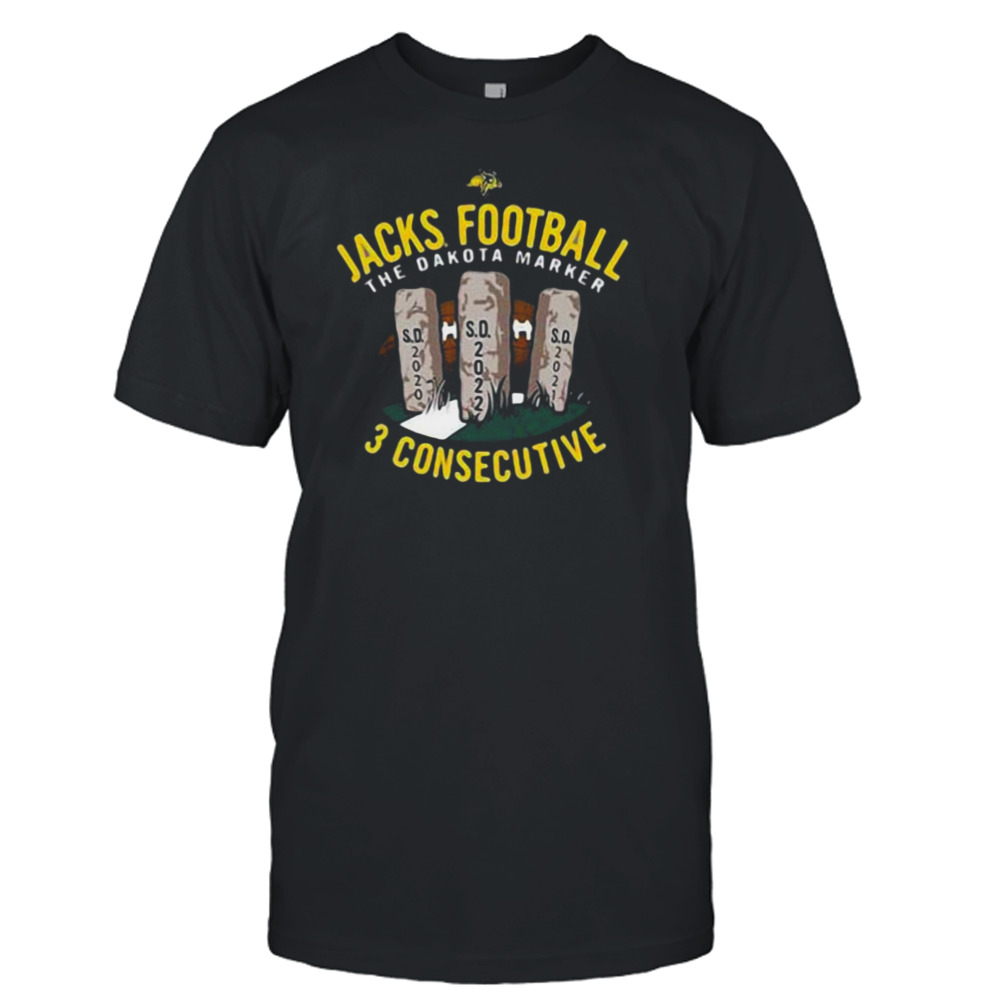 Jacks Football The Dakota Maker 3 Consecutive 2022 Shirt