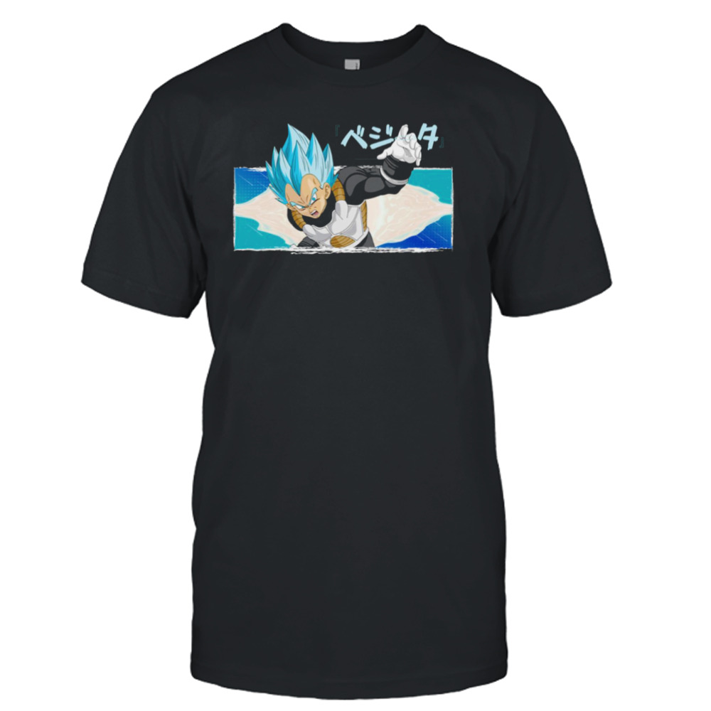 Japanese Dbz Vegeta Epic Blue Skyness Dragon Ball shirt