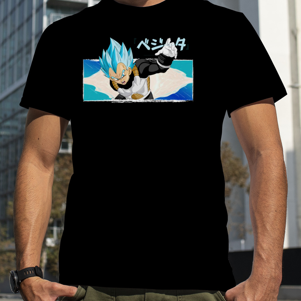Japanese Dbz Vegeta Epic Blue Skyness Dragon Ball shirt