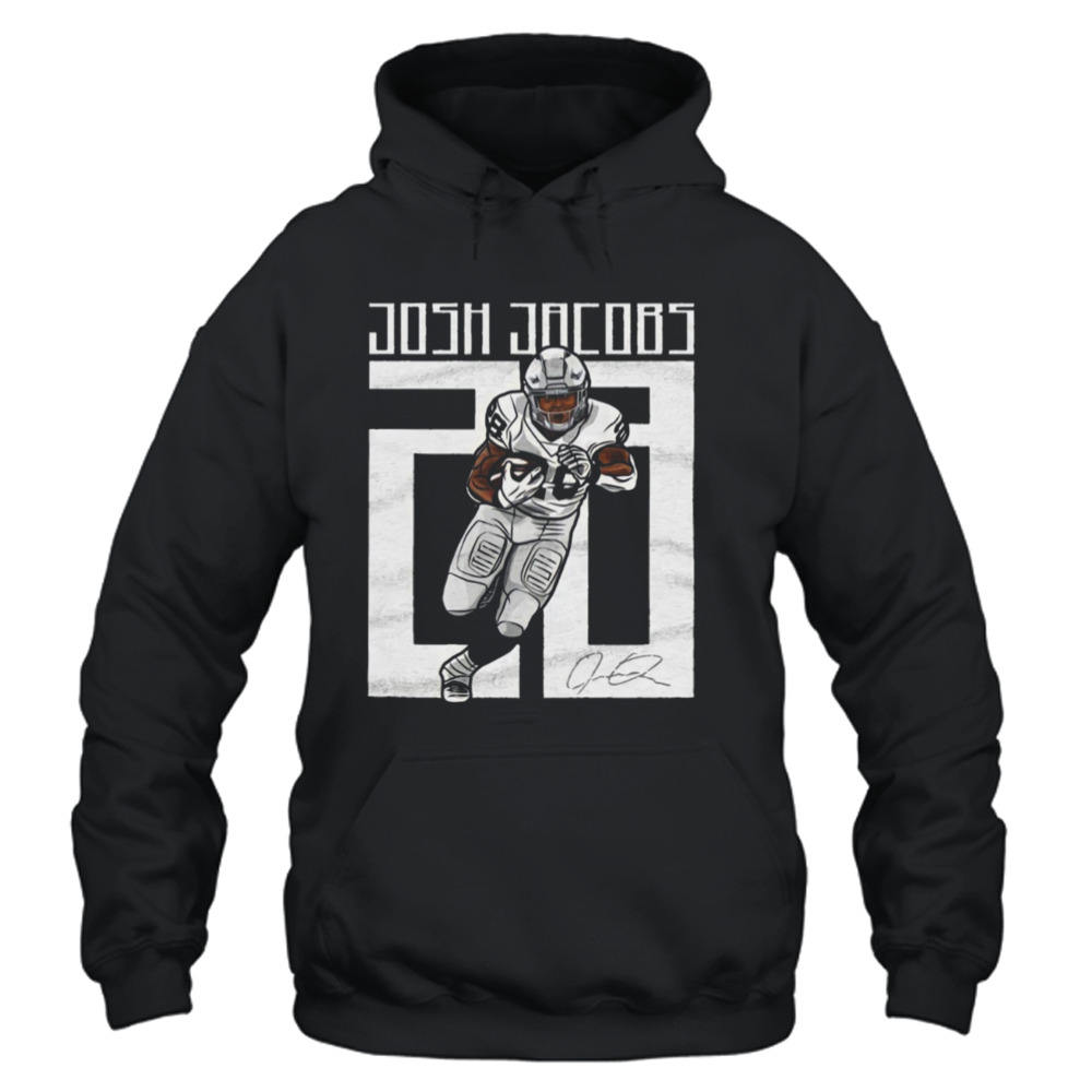 Josh Jacobs 28 Las Vegas Raiders football player poster gift shirt