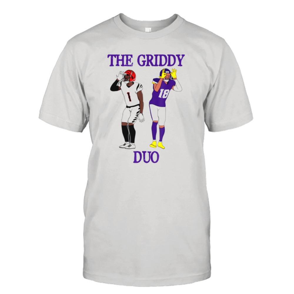 Justin Jefferson And Jammar Chase Do The Griddy Griddy Dance Football shirt