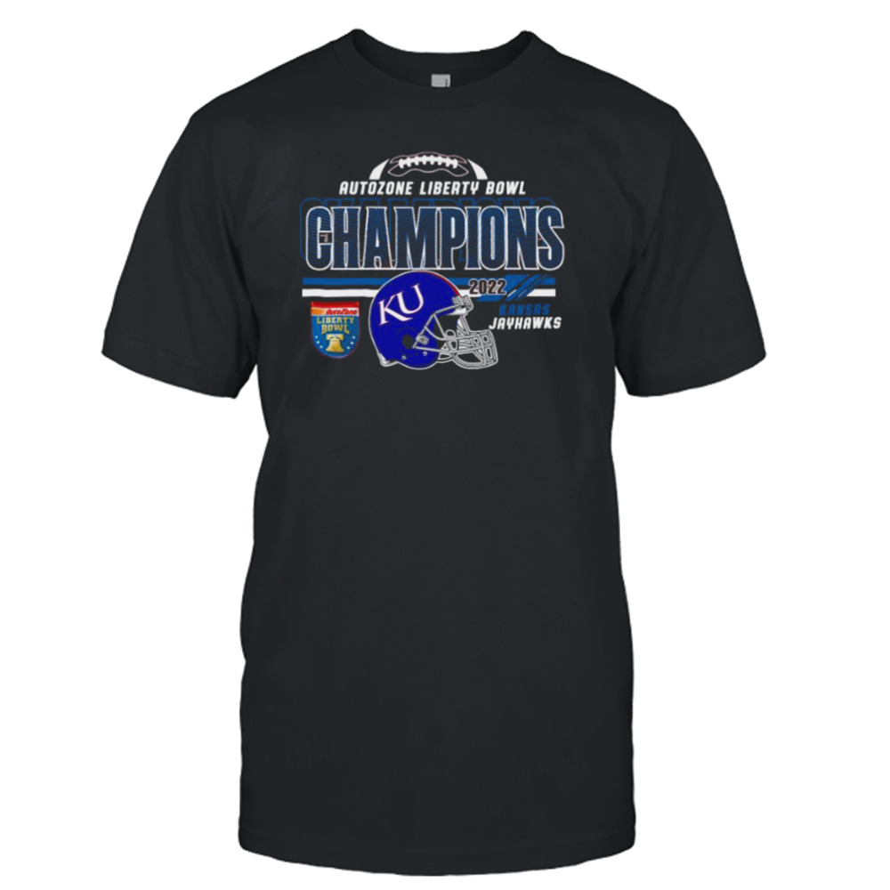 Kansas Jayhawks 2022 Autozone Liberty Bowl Champions Shirt