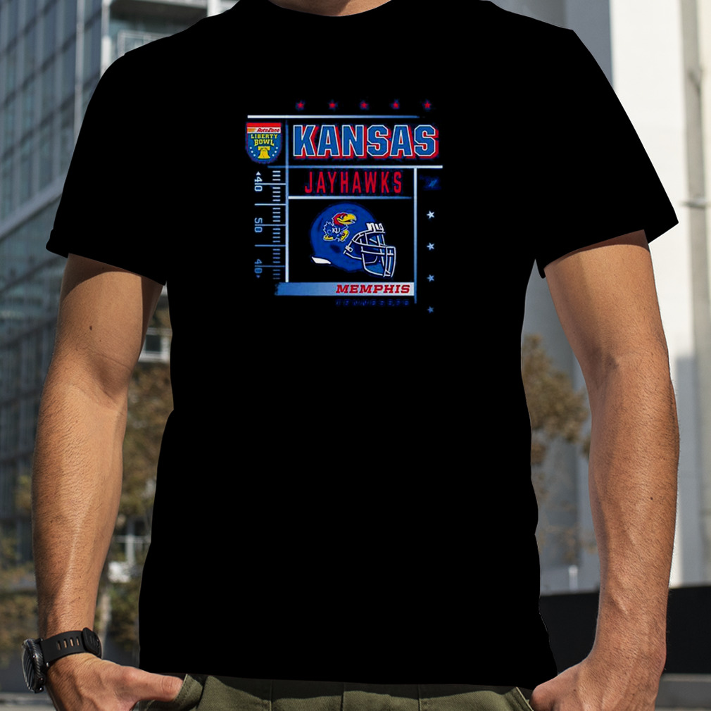 Kansas Jayhawks Youth 2022 Liberty Bowl Bound shirt