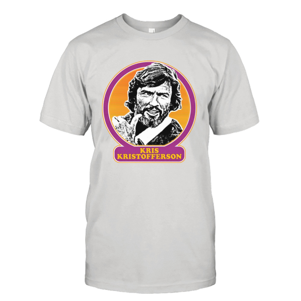 Kris Kristofferson Animated Design 90s shirt