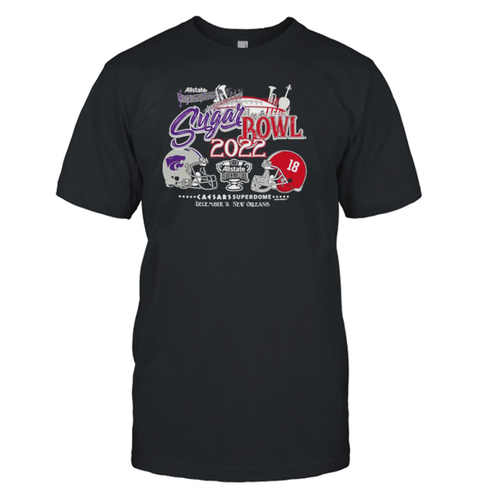 K-state Wildcats Black 2022 Sugar Bowl Bound shirt