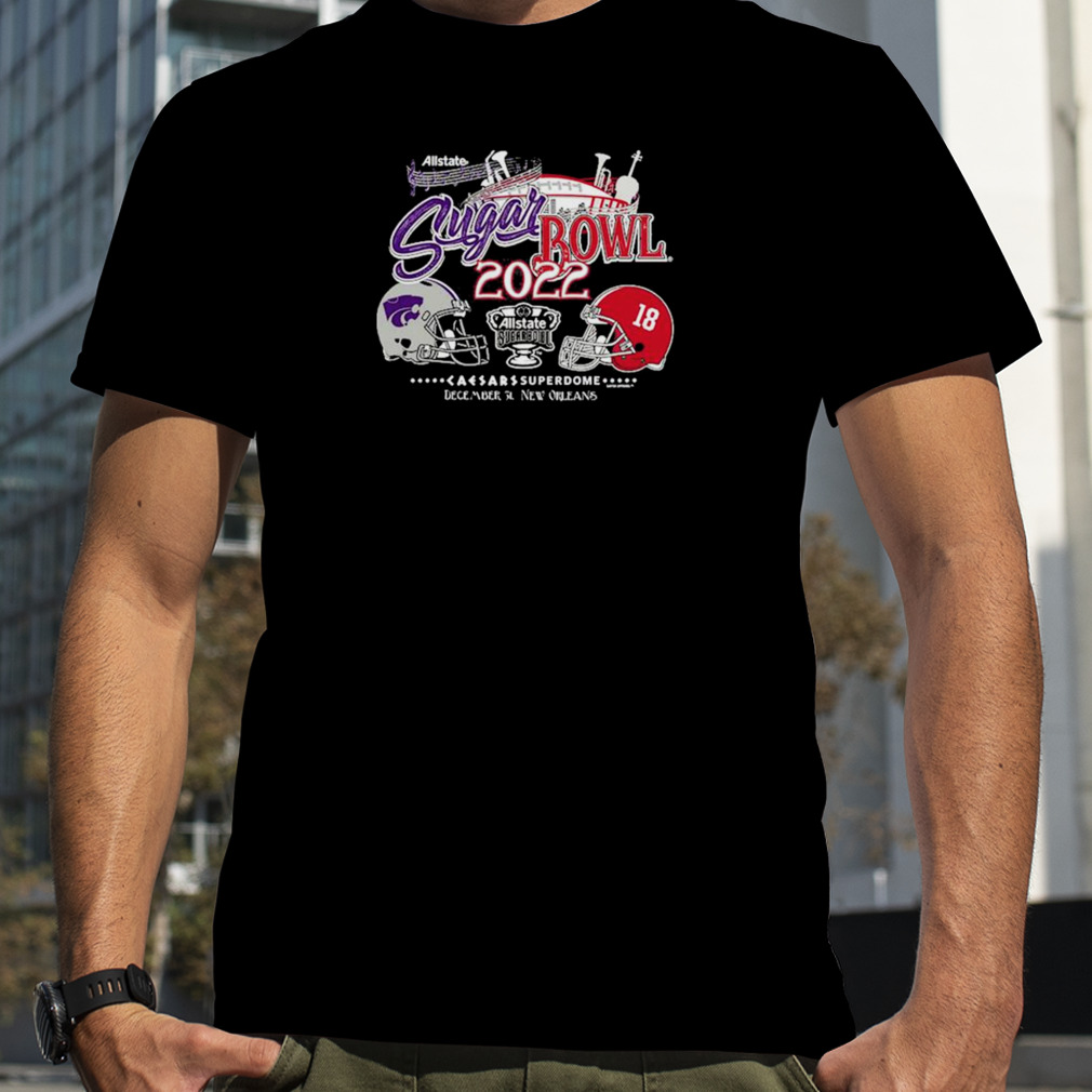 K-state Wildcats Black 2022 Sugar Bowl Bound shirt