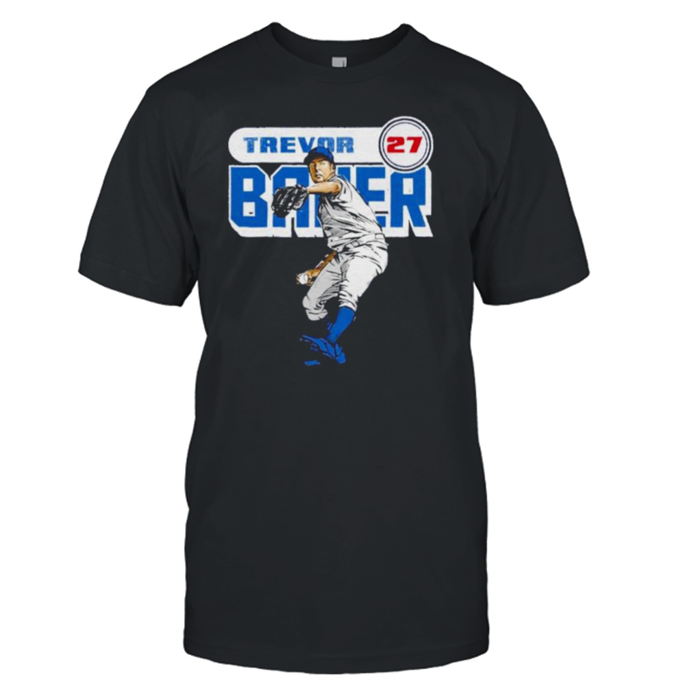 No 27 Trevor Bauer Retro Fanart Shirt