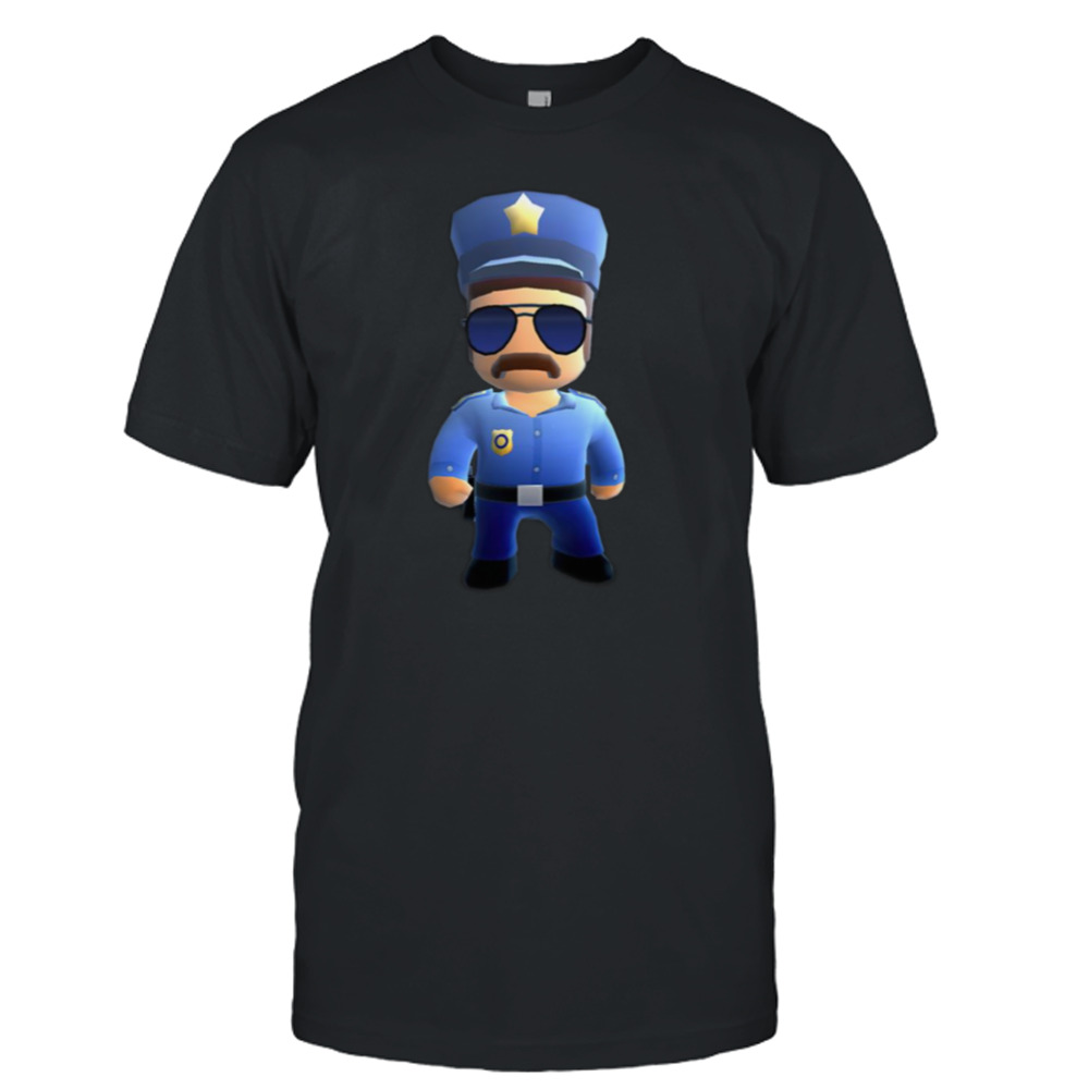 Police Guy Stumble Guys shirt