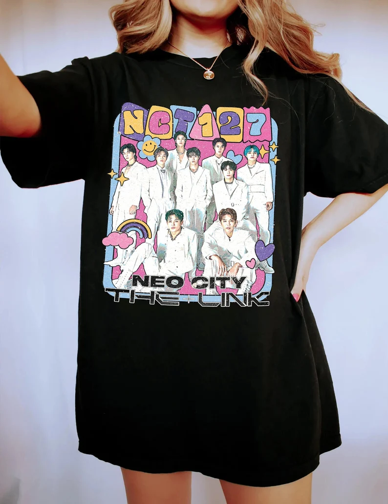 Retro Nct 127 Neo City The Link World Tour Shirt, Nct 127 Retro Y2K Shirt, Kpop Nct 127, Neo City The Link 2023 World Tour Shirt
