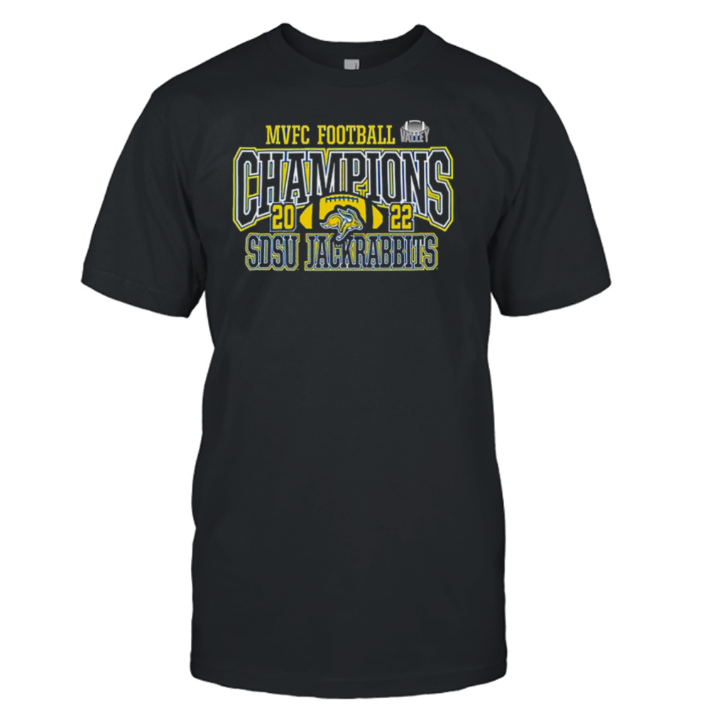 SDSU Jackrabbits Champions MVFC Football 2022 T-Shirt