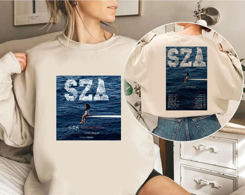 SZA sos North American Tour 2023 Shirt, S.Z.A Merch, SZA Fan Shirt, S.Z.A Album Cover Shirt, SZA Poster, sos Poster Shirt, Sza 2023 Tour Tee